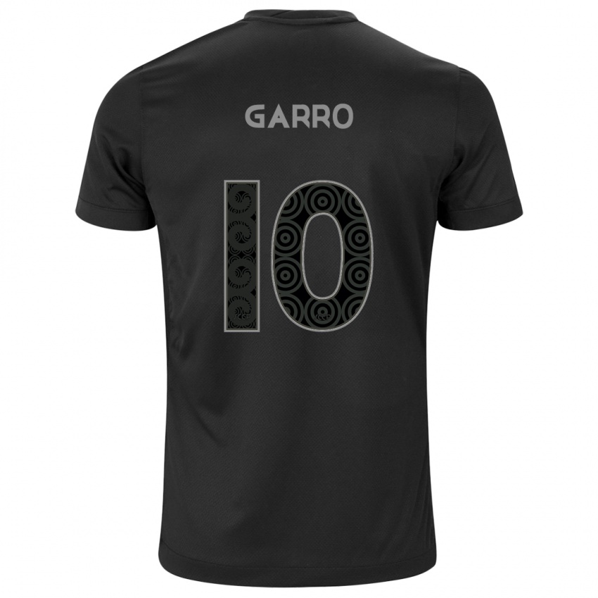 Bambino Maglia Rodrigo Garro #10 Nero Kit Gara Away 2024/25 Maglietta