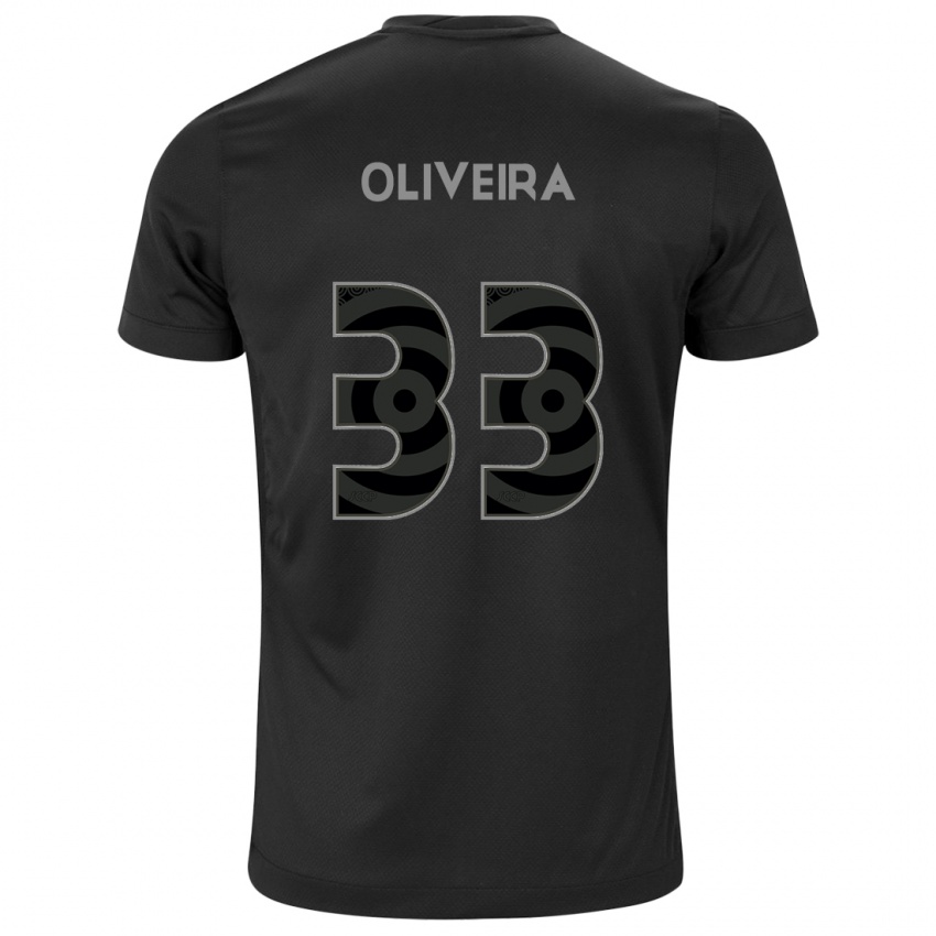 Bambino Maglia Ruan Oliveira #33 Nero Kit Gara Away 2024/25 Maglietta