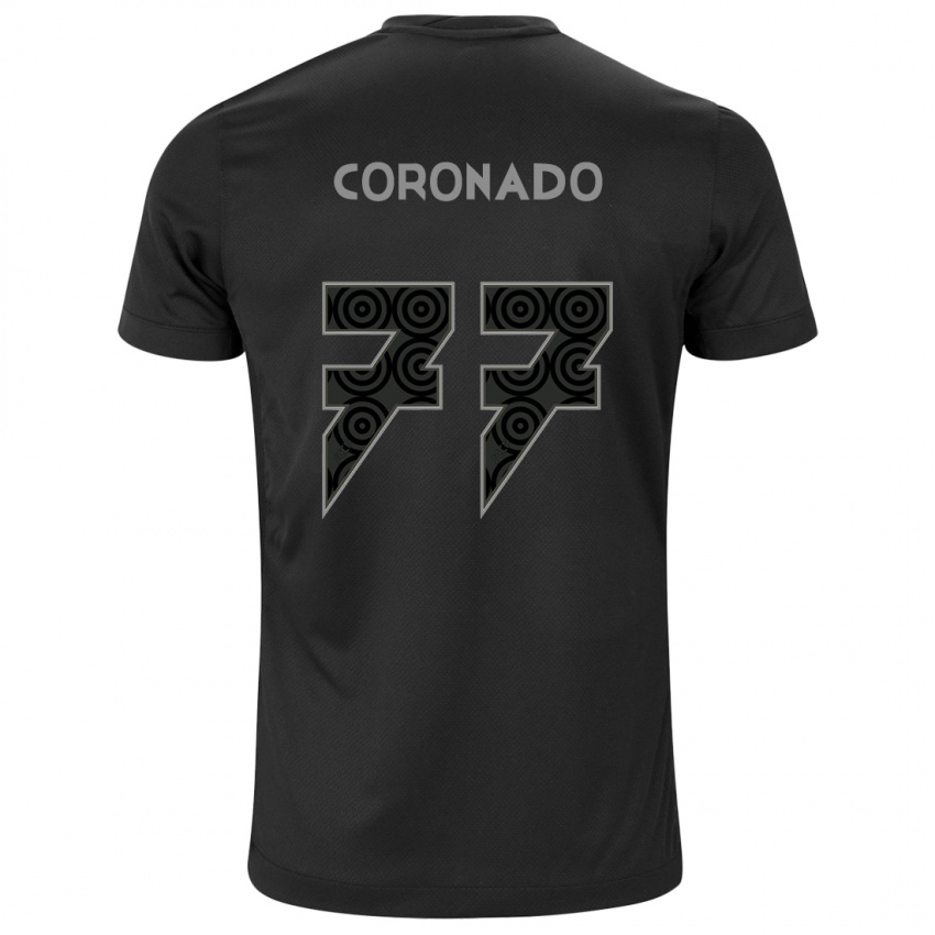 Bambino Maglia Igor Coronado #77 Nero Kit Gara Away 2024/25 Maglietta