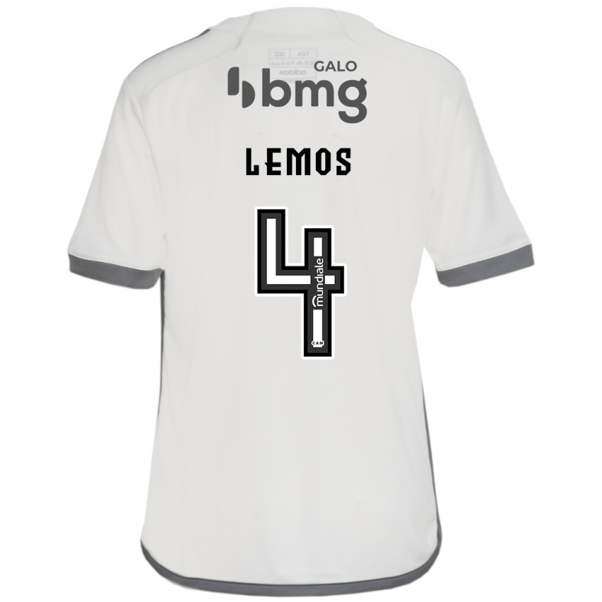 Bambino Maglia Mauricio Lemos #4 Bianco Kit Gara Away 2024/25 Maglietta