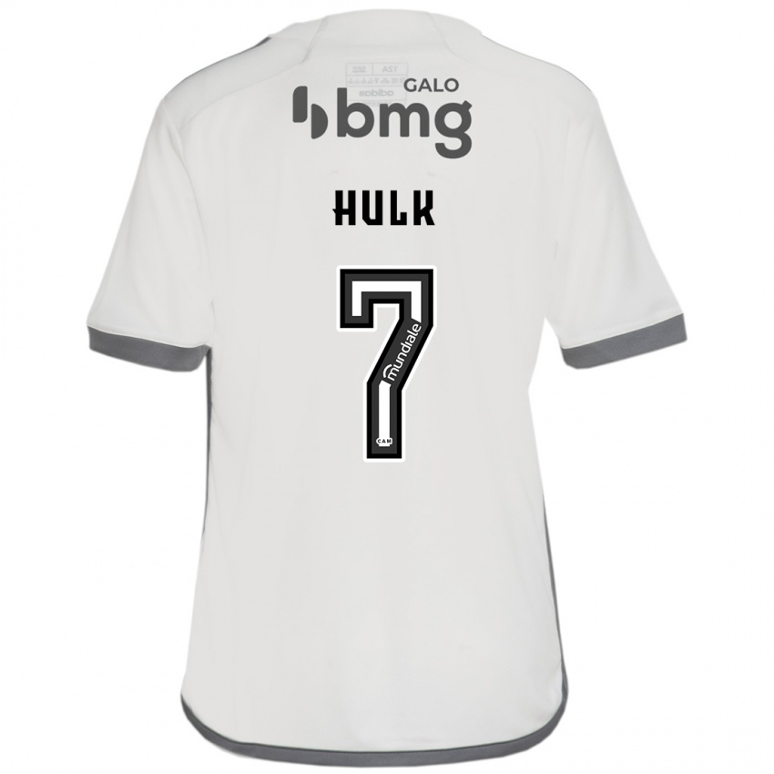 Bambino Maglia Hulk #7 Bianco Kit Gara Away 2024/25 Maglietta