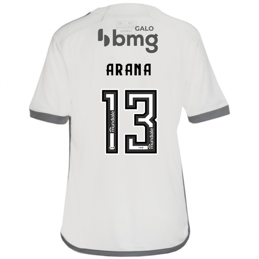 Bambino Maglia Guilherme Arana #13 Bianco Kit Gara Away 2024/25 Maglietta