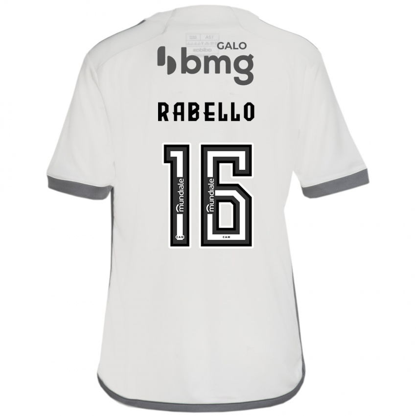 Bambino Maglia Igor Rabello #16 Bianco Kit Gara Away 2024/25 Maglietta