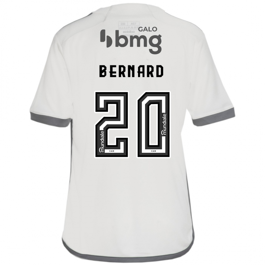 Bambino Maglia Bernard #20 Bianco Kit Gara Away 2024/25 Maglietta