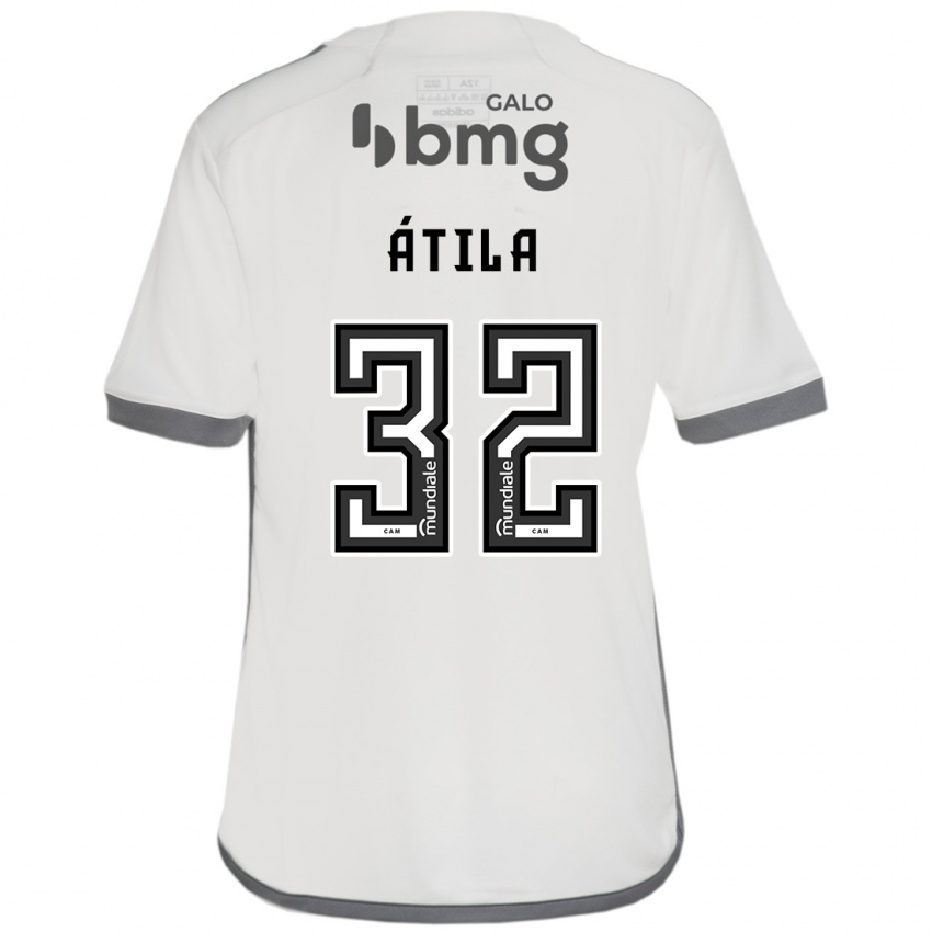 Bambino Maglia Gabriel Átila #32 Bianco Kit Gara Away 2024/25 Maglietta