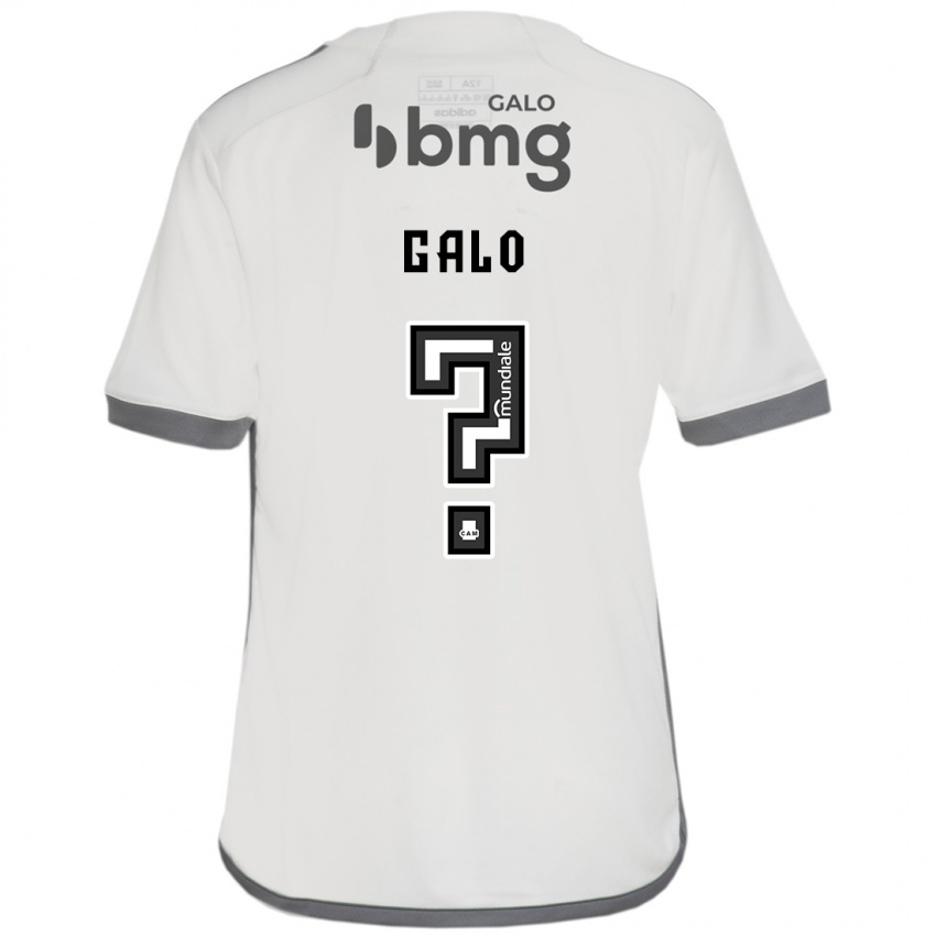 Bambino Maglia Diego Galo #0 Bianco Kit Gara Away 2024/25 Maglietta