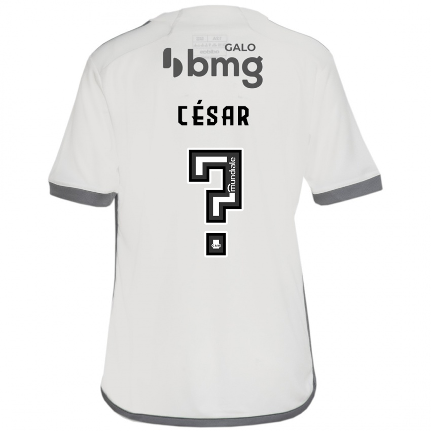 Bambino Maglia Julio César #0 Bianco Kit Gara Away 2024/25 Maglietta