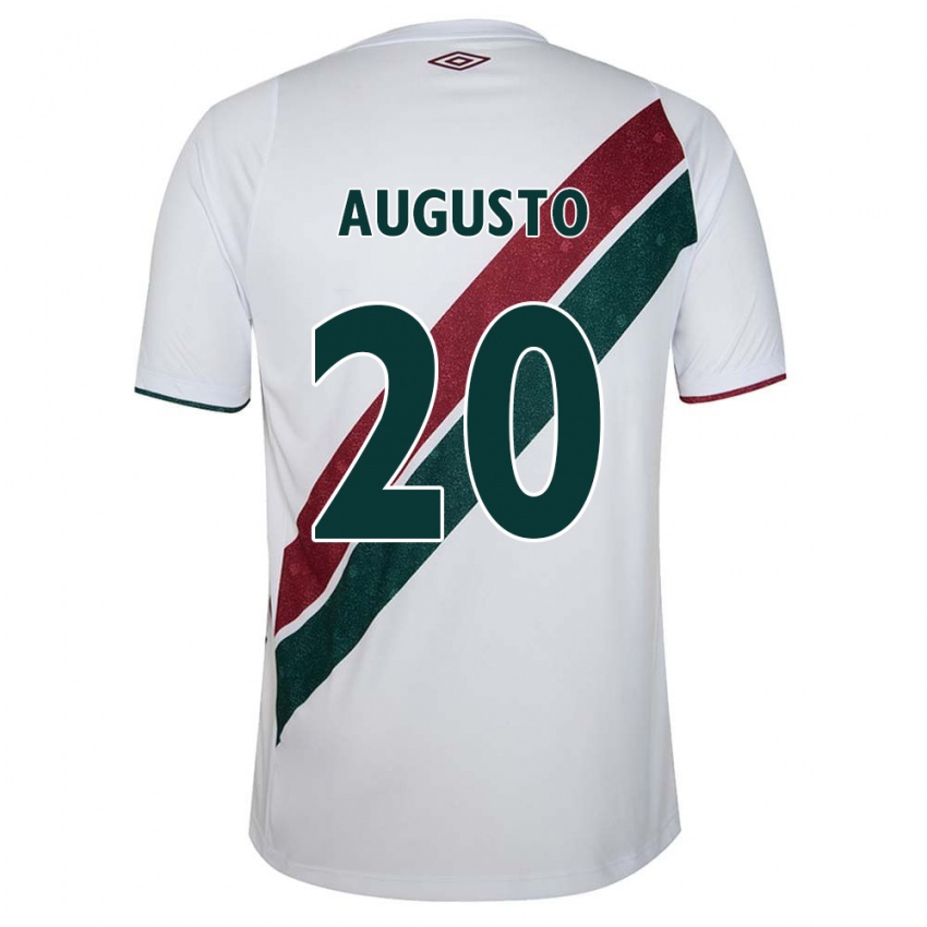 Bambino Maglia Renato Augusto #20 Bianco Verde Marrone Kit Gara Away 2024/25 Maglietta