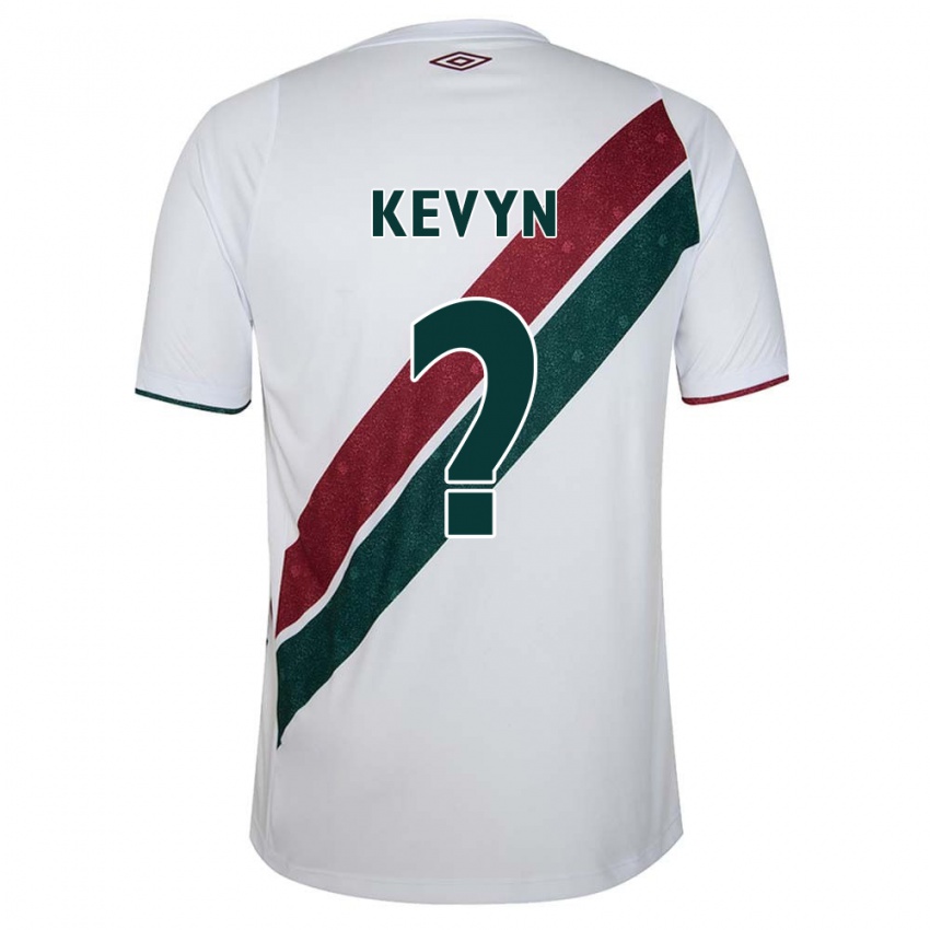 Bambino Maglia Kevyn #0 Bianco Verde Marrone Kit Gara Away 2024/25 Maglietta