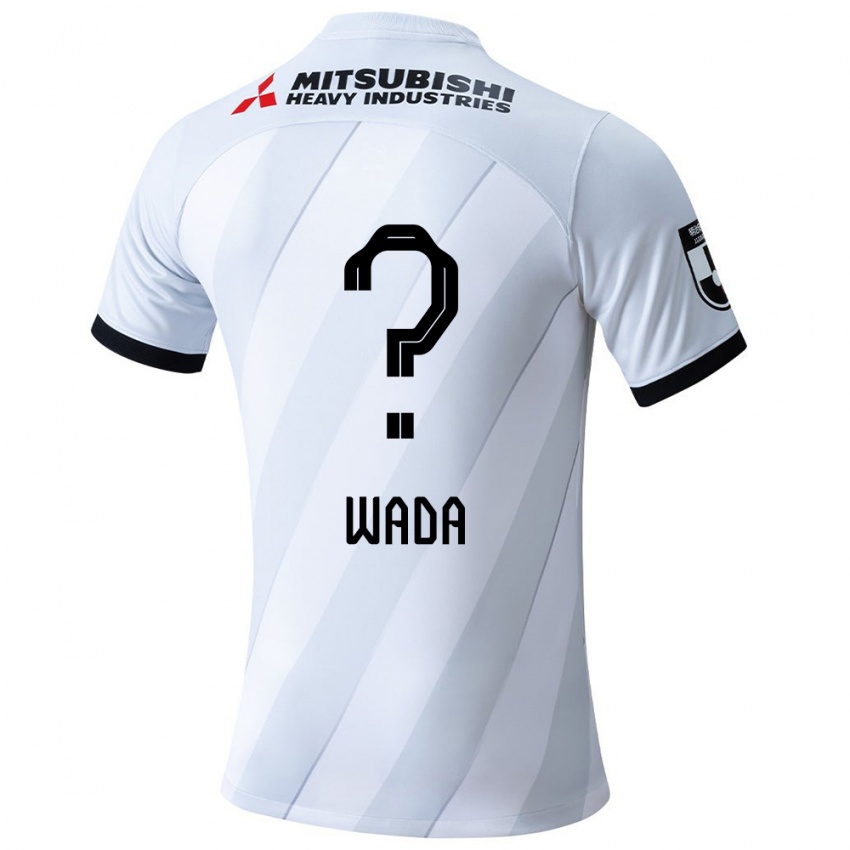 Bambino Maglia Naoya Wada #0 Bianco Grigio Kit Gara Away 2024/25 Maglietta