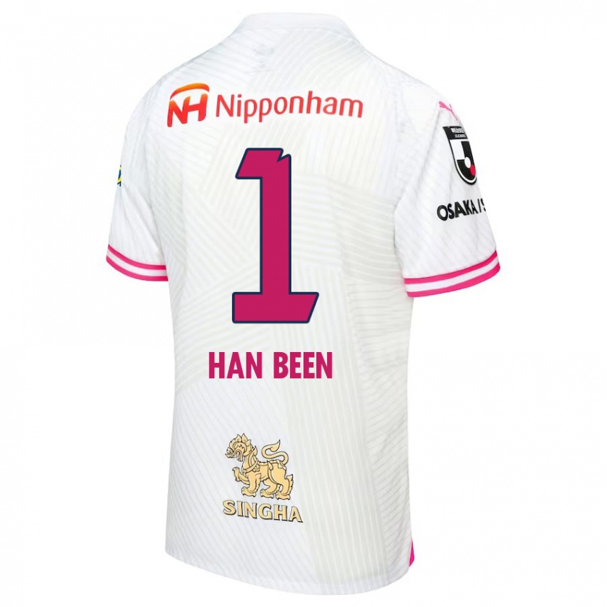 Bambino Maglia Han-Been Yang #1 Bianco Rosa Kit Gara Away 2024/25 Maglietta