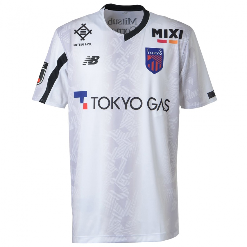 Bambino Maglia Il Tuo Nome #0 Bianco Nero Kit Gara Away 2024/25 Maglietta