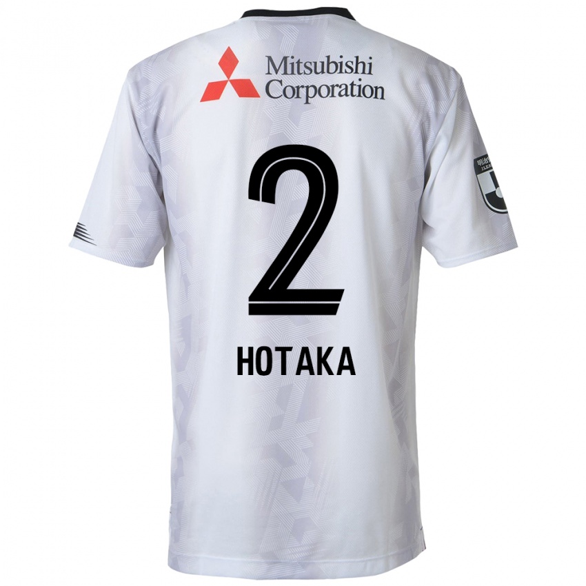 Bambino Maglia Hotaka Nakamura #2 Bianco Nero Kit Gara Away 2024/25 Maglietta