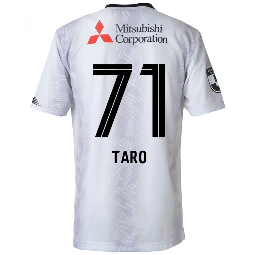 Bambino Maglia Ryotaro Araki #71 Bianco Nero Kit Gara Away 2024/25 Maglietta