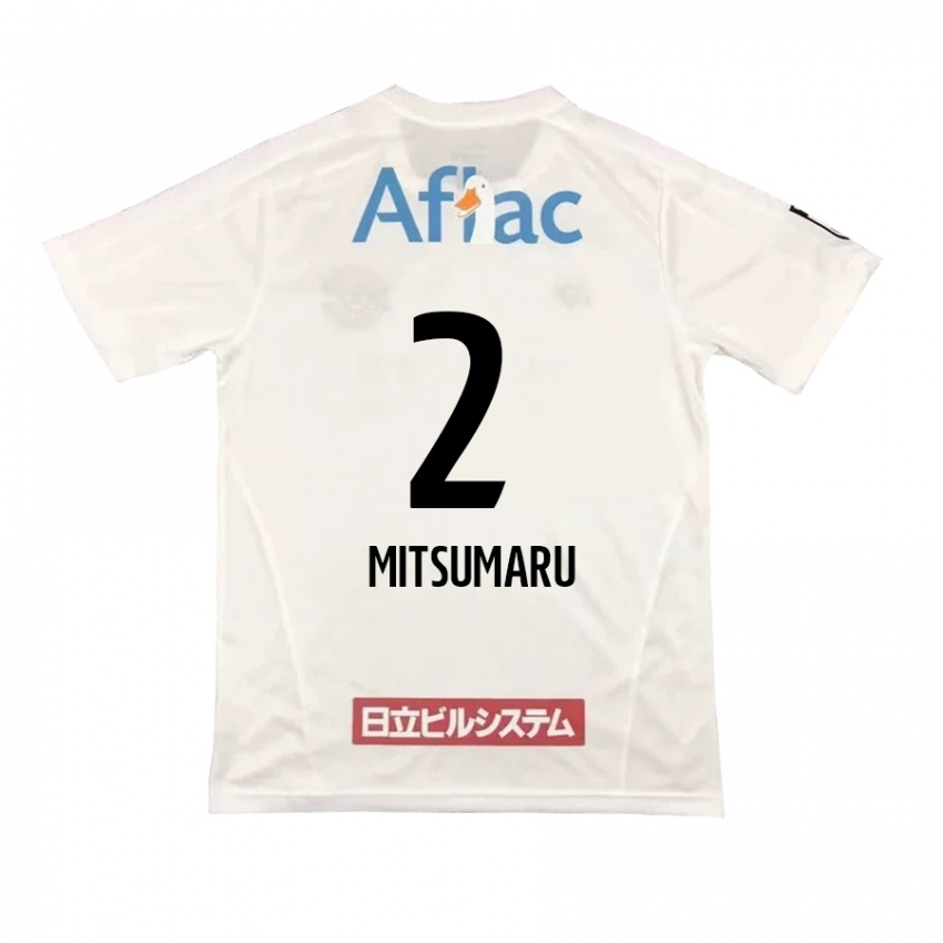 Bambino Maglia Hiromu Mitsumaru #2 Bianco Nero Kit Gara Away 2024/25 Maglietta