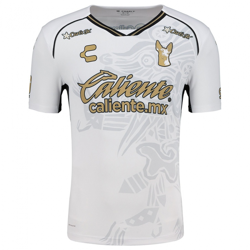 Bambino Maglia José Juárez #207 Bianco Nero Kit Gara Away 2024/25 Maglietta