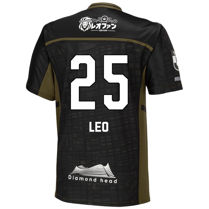 Bambino Maglia Leo Osaki #25 Nero Verde Kit Gara Away 2024/25 Maglietta