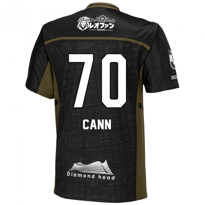 Bambino Maglia Francis Cann #70 Nero Verde Kit Gara Away 2024/25 Maglietta