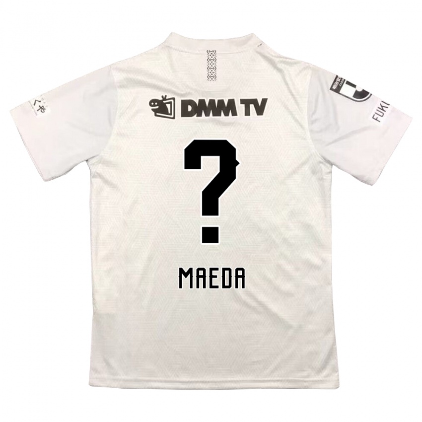 Bambino Maglia Ichika Maeda #0 Grigio Nero Kit Gara Away 2024/25 Maglietta