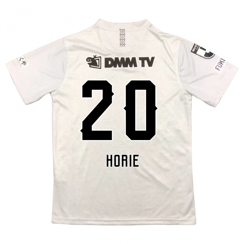 Bambino Maglia Hibiki Horie #20 Grigio Nero Kit Gara Away 2024/25 Maglietta