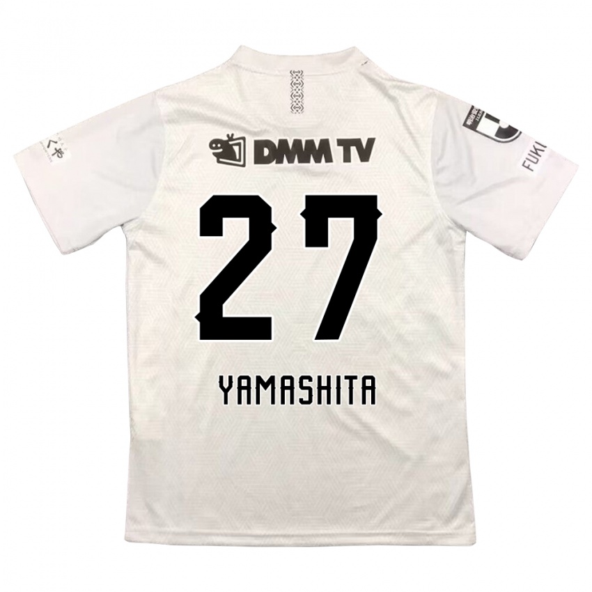 Bambino Maglia Sotaro Yamashita #27 Grigio Nero Kit Gara Away 2024/25 Maglietta