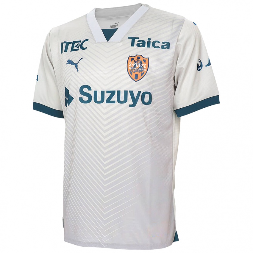 Bambino Maglia Kai Matsuzaki #19 Bianco Blu Kit Gara Away 2024/25 Maglietta