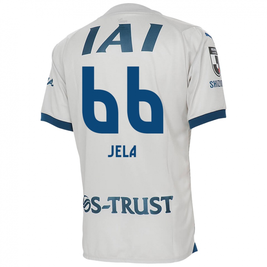 Bambino Maglia Jelani Reshaun Sumiyoshi #66 Bianco Blu Kit Gara Away 2024/25 Maglietta