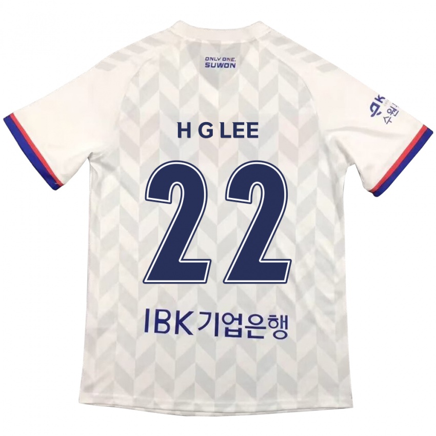 Bambino Maglia Gwang-Hyeok Lee #22 Bianco Blu Kit Gara Away 2024/25 Maglietta