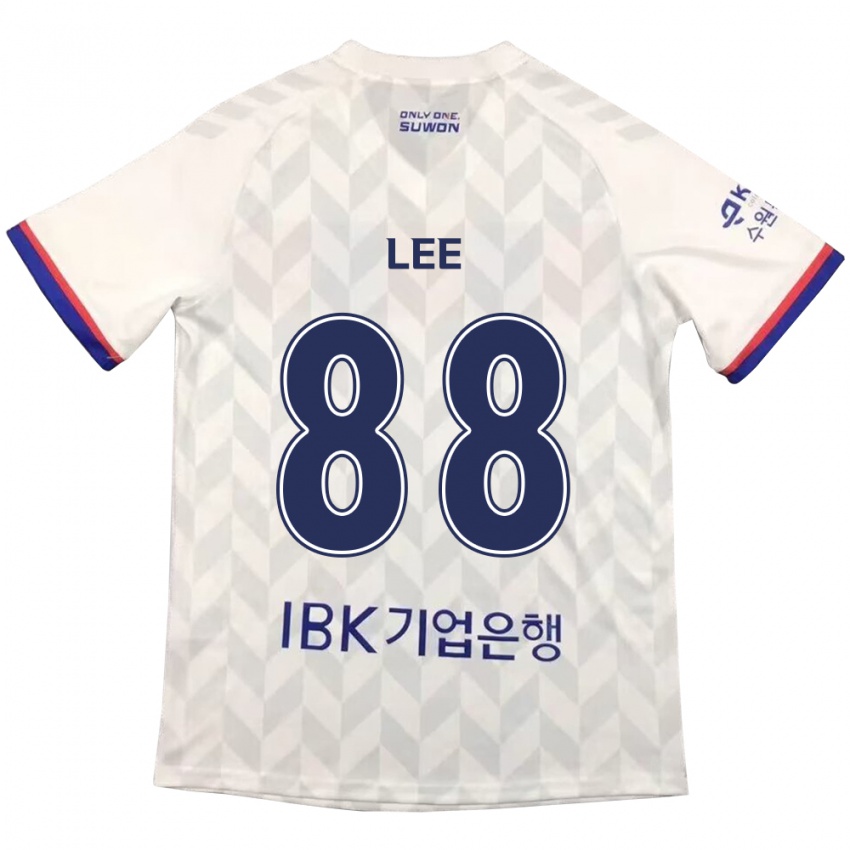 Bambino Maglia Yong Lee #88 Bianco Blu Kit Gara Away 2024/25 Maglietta