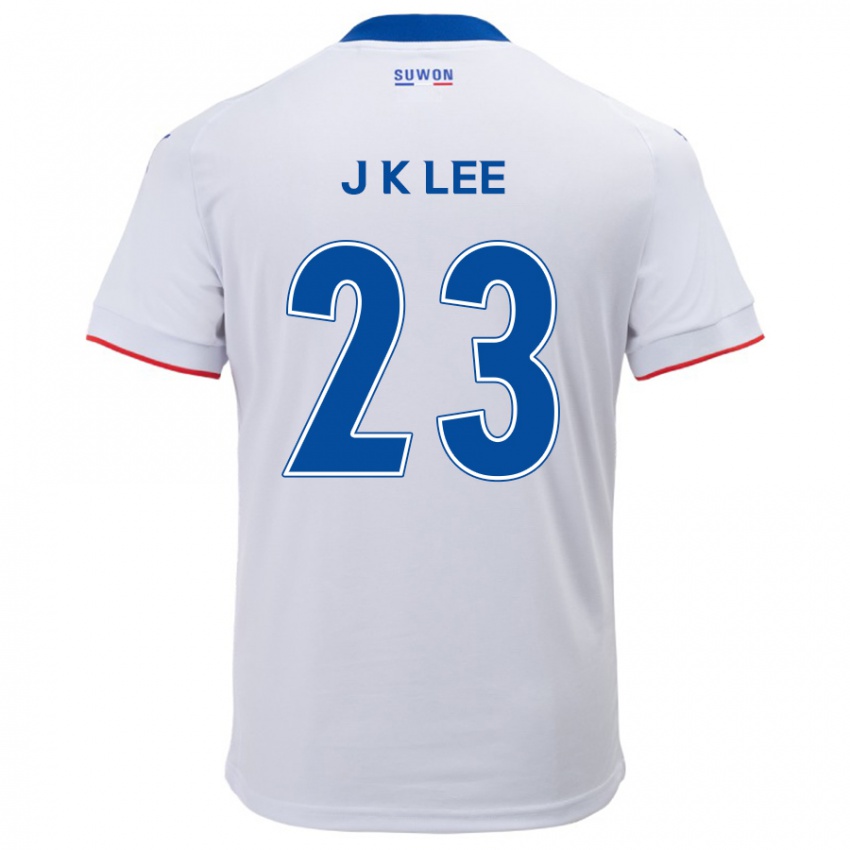 Bambino Maglia Ki-Je Lee #23 Bianco Blu Kit Gara Away 2024/25 Maglietta