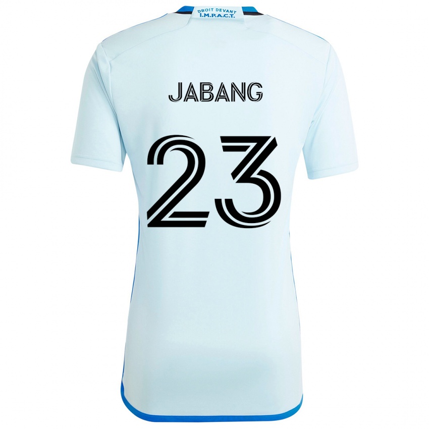 Bambino Maglia Ousman Jabang #23 Blu Ghiaccio Kit Gara Away 2024/25 Maglietta