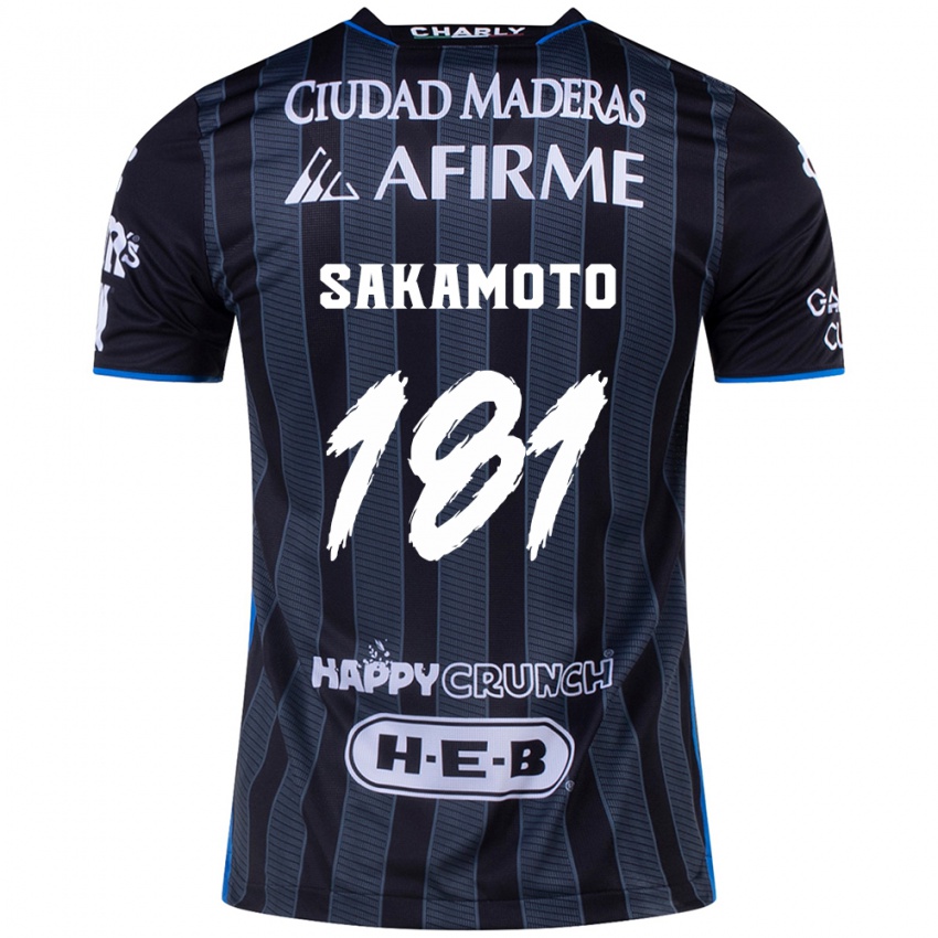 Bambino Maglia Stellan Sakamoto #181 Bianco Nero Kit Gara Away 2024/25 Maglietta