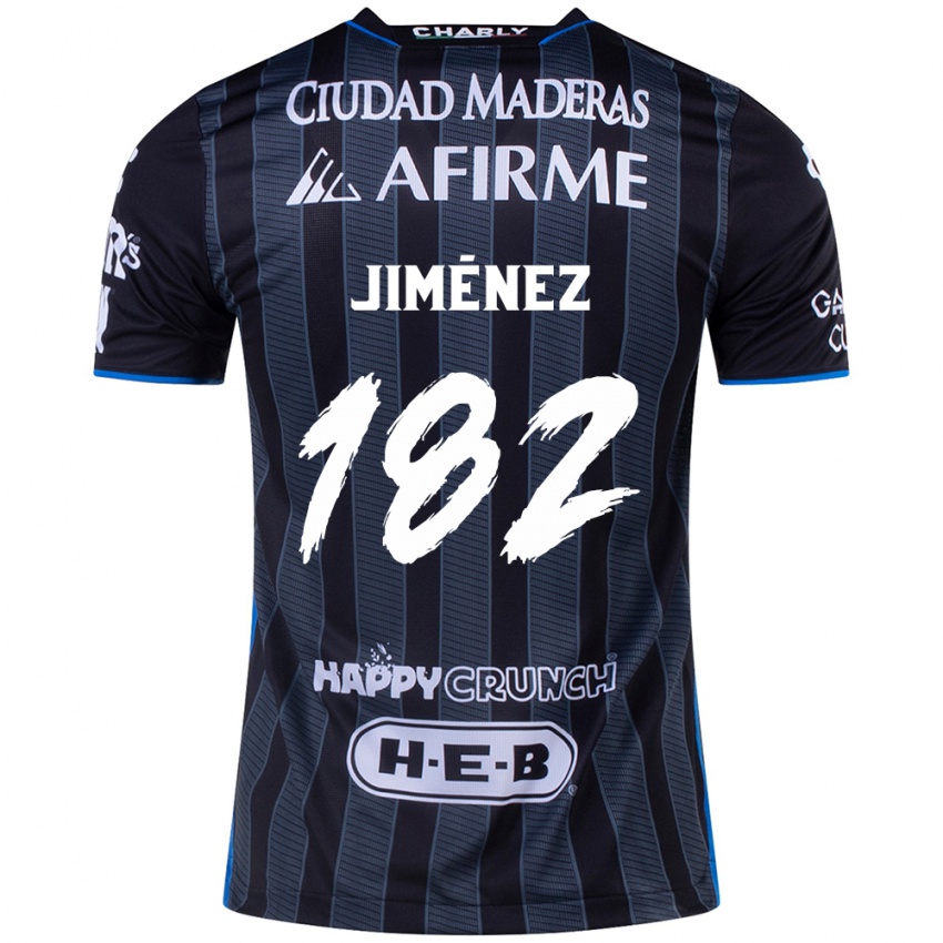 Bambino Maglia Carlos Jiménez #182 Bianco Nero Kit Gara Away 2024/25 Maglietta