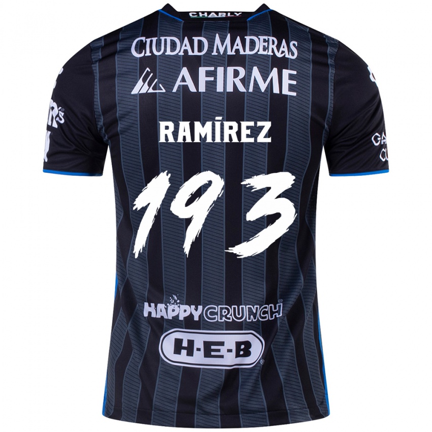 Bambino Maglia Ángel Ramírez #193 Bianco Nero Kit Gara Away 2024/25 Maglietta