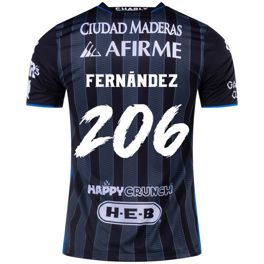 Bambino Maglia Erik Fernández #206 Bianco Nero Kit Gara Away 2024/25 Maglietta