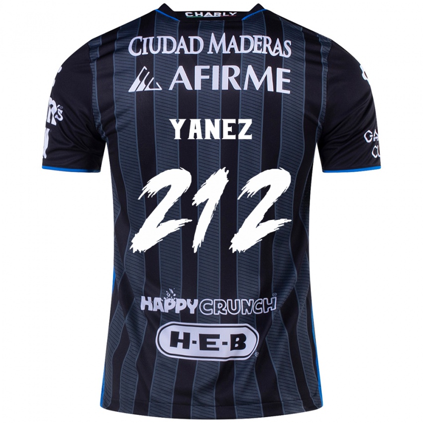 Bambino Maglia Sebastián Yánez #212 Bianco Nero Kit Gara Away 2024/25 Maglietta