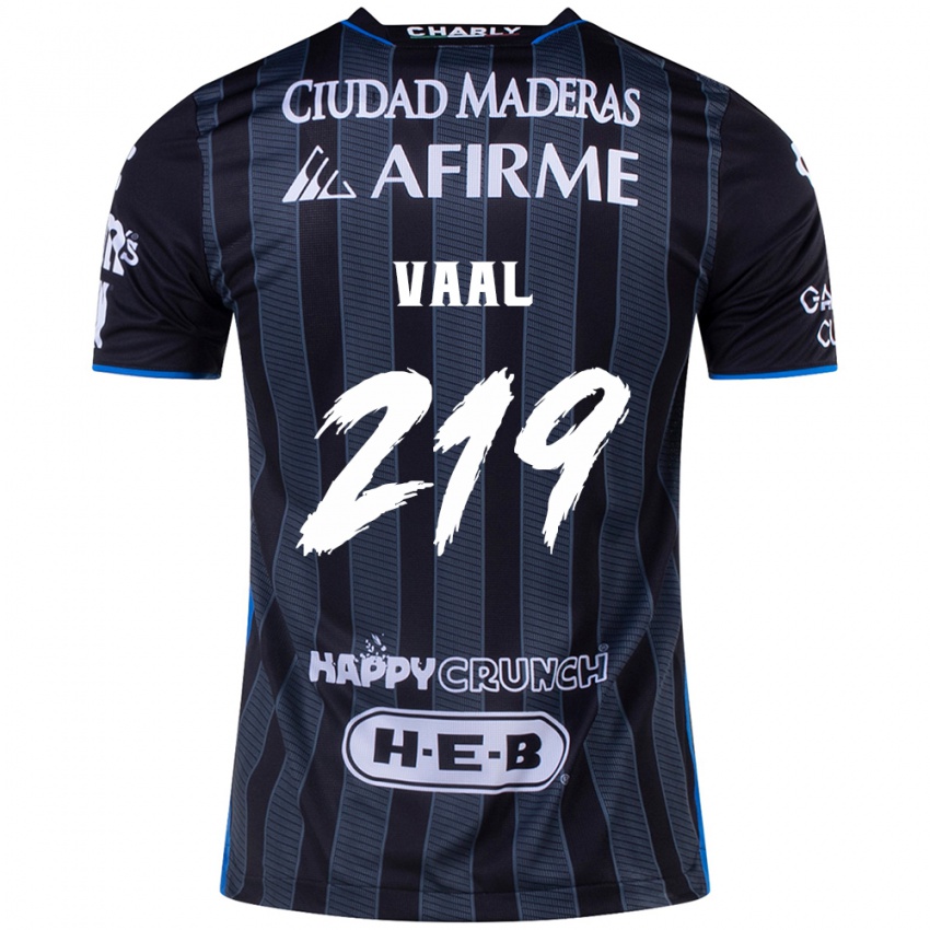 Bambino Maglia Jonathan Vaal #219 Bianco Nero Kit Gara Away 2024/25 Maglietta