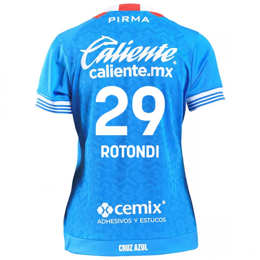 Uomo Maglia Carlos Rotondi #29 Cielo Blu Kit Gara Home 2024/25 Maglietta