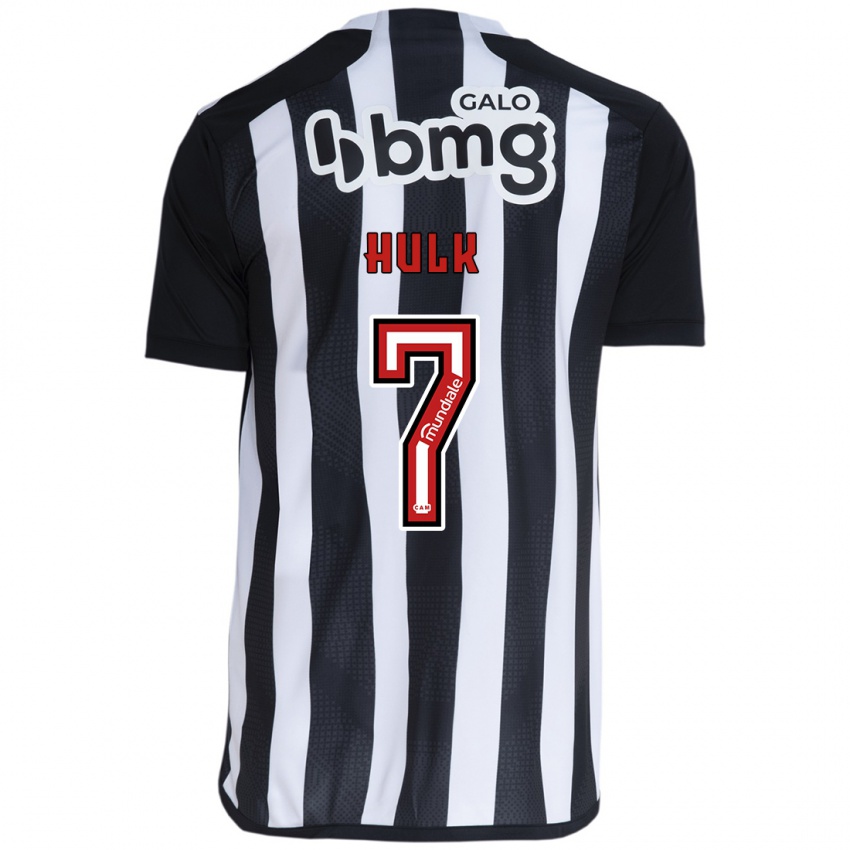 Uomo Maglia Hulk #7 Bianco Nero Kit Gara Home 2024/25 Maglietta