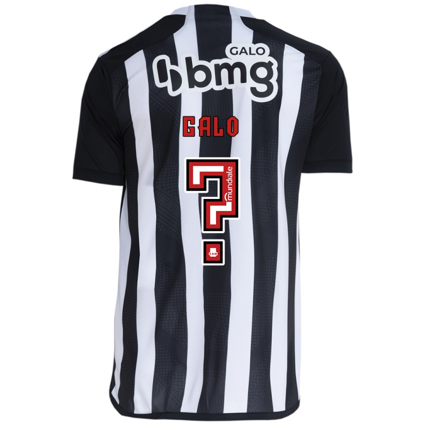 Uomo Maglia Diego Galo #0 Bianco Nero Kit Gara Home 2024/25 Maglietta