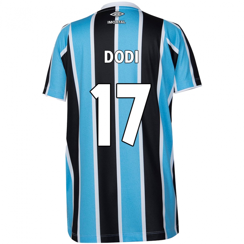 Uomo Maglia Dodi #17 Blu Nero Bianco Kit Gara Home 2024/25 Maglietta