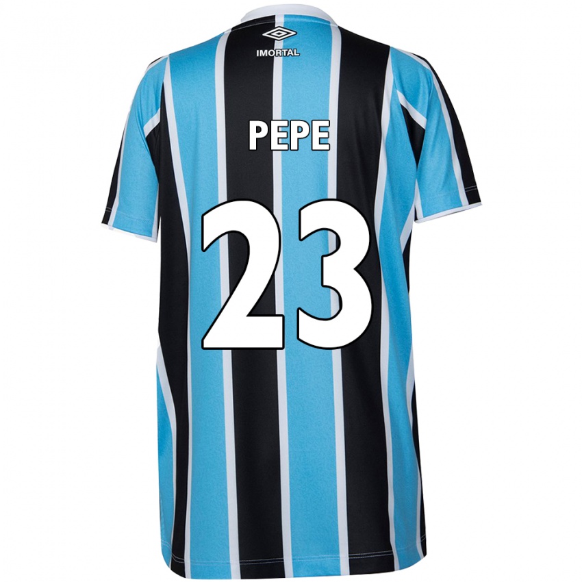 Uomo Maglia Pepê #23 Blu Nero Bianco Kit Gara Home 2024/25 Maglietta