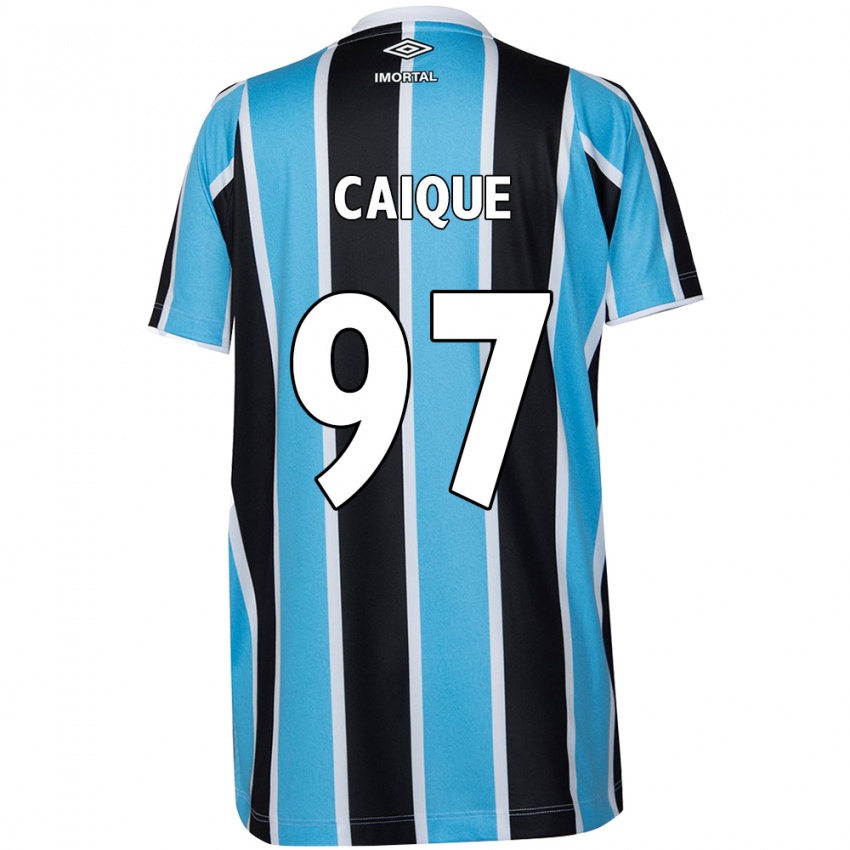 Uomo Maglia Caíque #97 Blu Nero Bianco Kit Gara Home 2024/25 Maglietta