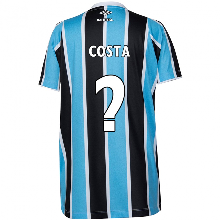 Uomo Maglia Wesley Costa #0 Blu Nero Bianco Kit Gara Home 2024/25 Maglietta