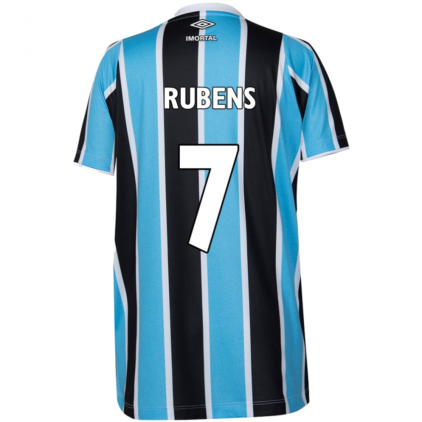 Uomo Maglia Rubens #7 Blu Nero Bianco Kit Gara Home 2024/25 Maglietta