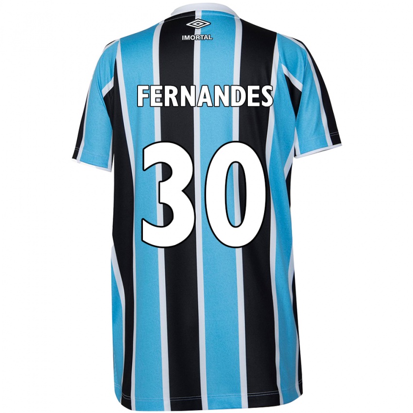 Uomo Maglia Raquel Fernandes #30 Blu Nero Bianco Kit Gara Home 2024/25 Maglietta