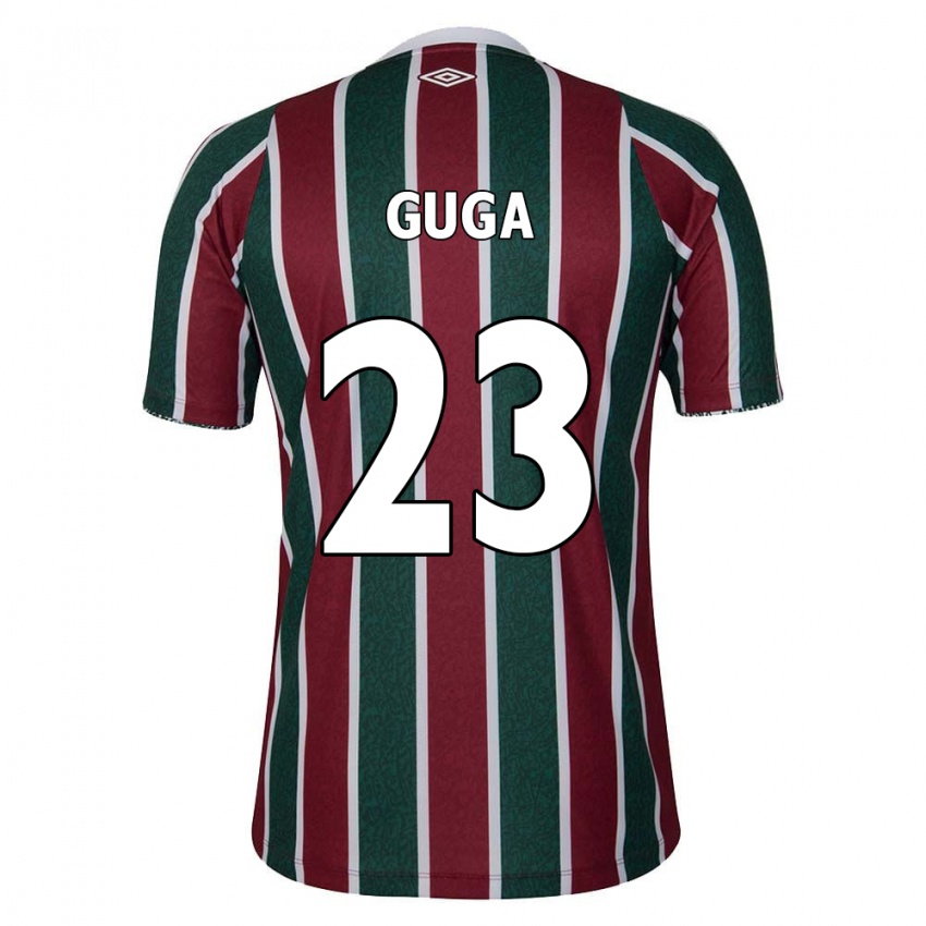 Uomo Maglia Guga #23 Verde Marrone Bianco Kit Gara Home 2024/25 Maglietta