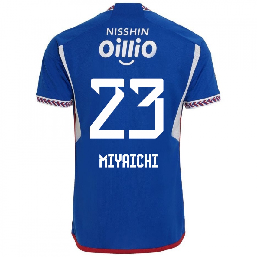 Uomo Maglia Ryo Miyaichi #23 Blu Bianco Rosso Kit Gara Home 2024/25 Maglietta