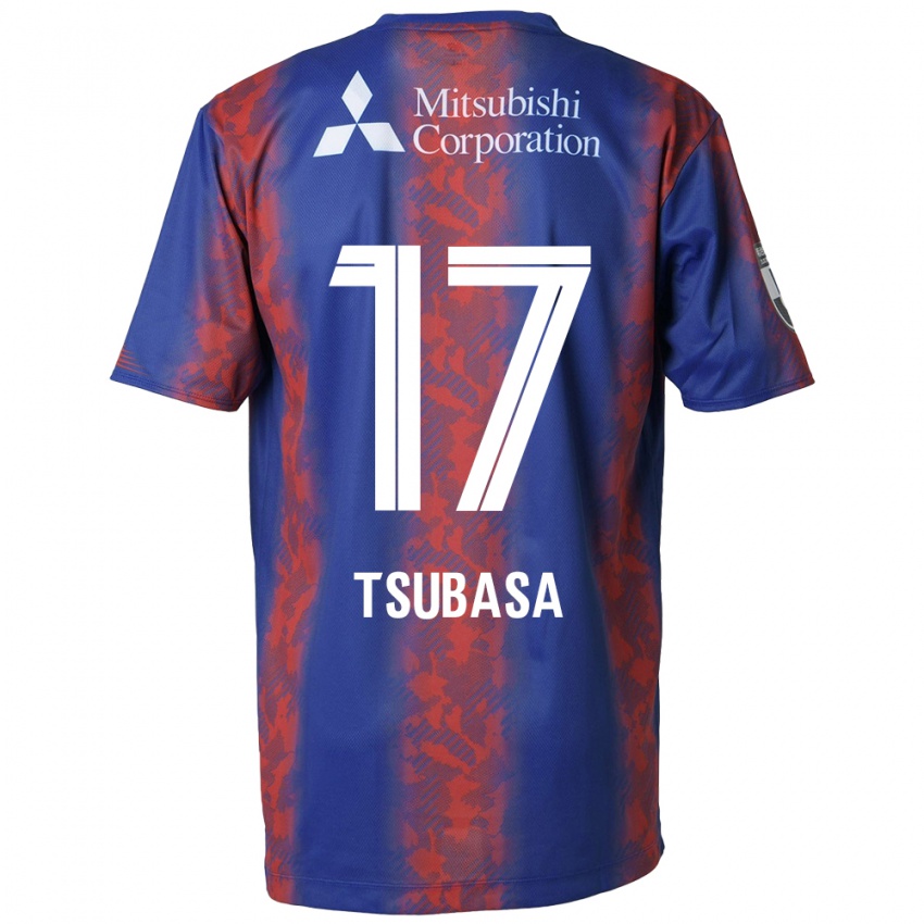 Uomo Maglia Tsubasa Terayama #17 Blu Rosso Kit Gara Home 2024/25 Maglietta