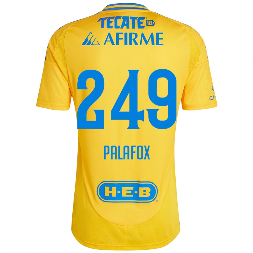 Uomo Maglia José Palafox #249 Oro Giallo Kit Gara Home 2024/25 Maglietta